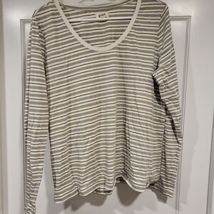 Pact Striped Long Sleeve Tee